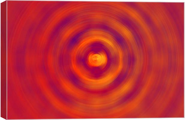 Spiral Red Canvas Print by Robert Gipson
