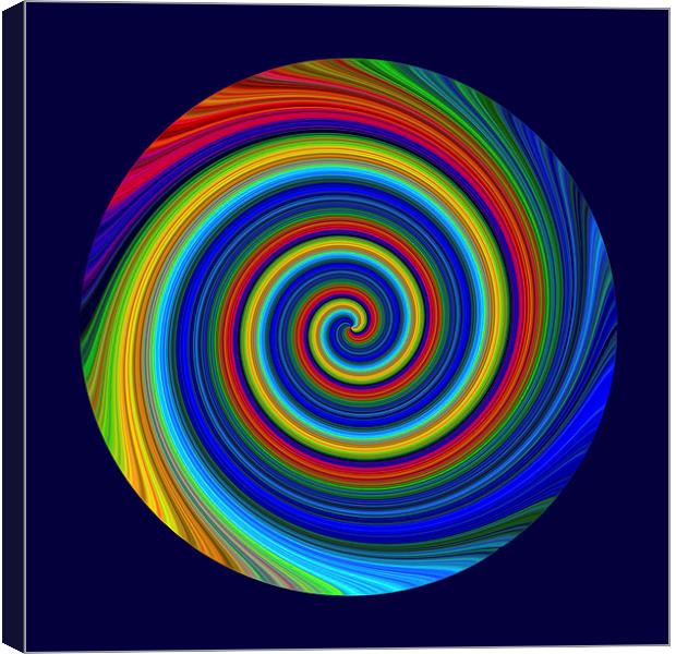Spiral Blur Canvas Print by Robert Gipson