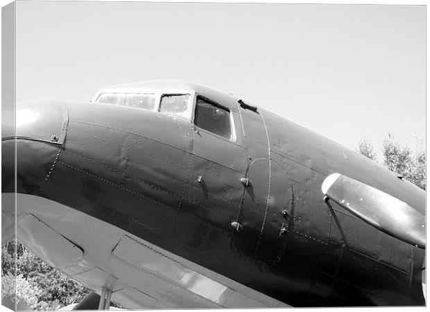 DC-3 Douglas Dakota aircraft Canvas Print by Robert Gipson