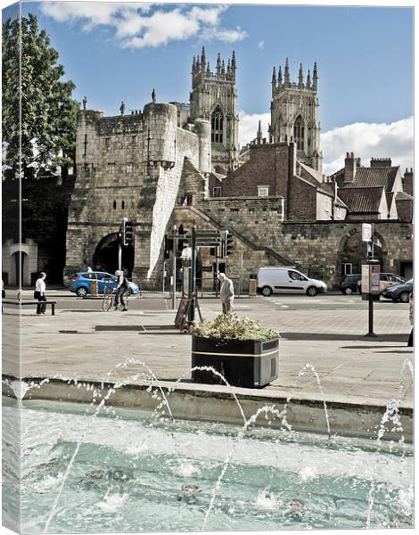 Exhibition square York Canvas Print by Robert Gipson