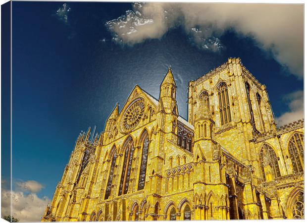 York Minster special effect Canvas Print by Robert Gipson