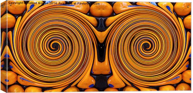  Fruit Swirl Canvas Print by Robert Gipson