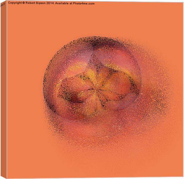  Peach blur Canvas Print by Robert Gipson