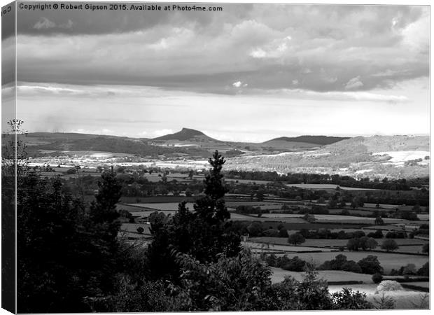  Roseberry Topping in North Yorkshire Canvas Print by Robert Gipson