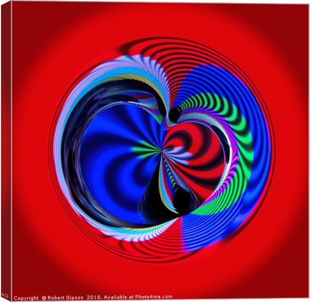 Colours of the sphere Canvas Print by Robert Gipson