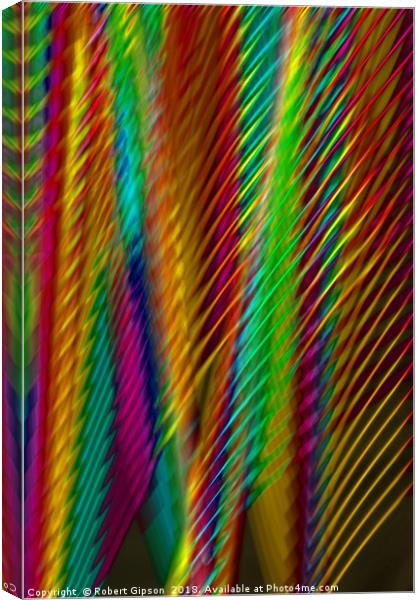 Feathers in Abstract Canvas Print by Robert Gipson