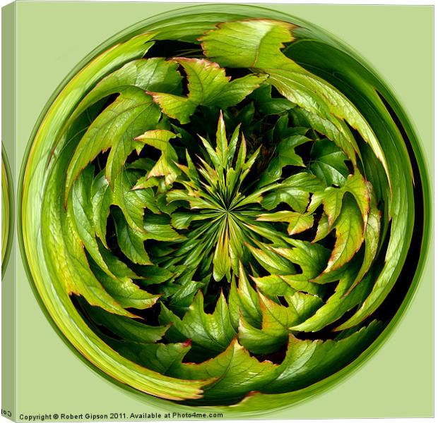 Spherical Paperweight Creeper Canvas Print by Robert Gipson