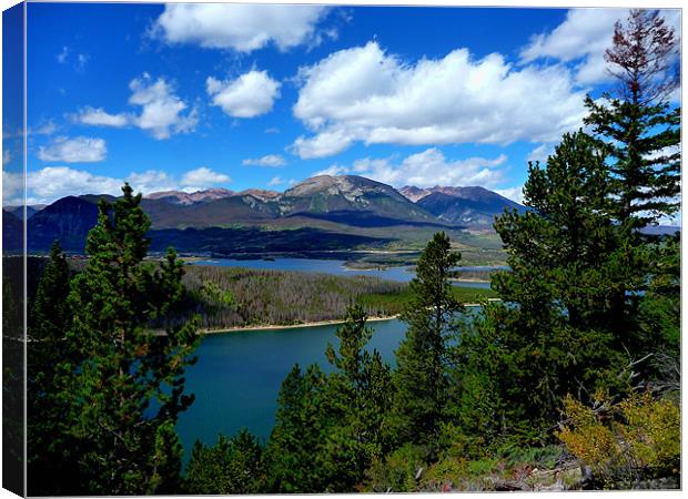 Ten Mile Range Canvas Print by Diane Hovey