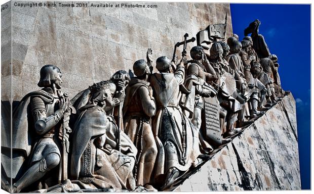 Monument To The Discoveries Canvases & Prints Canvas Print by Keith Towers Canvases & Prints
