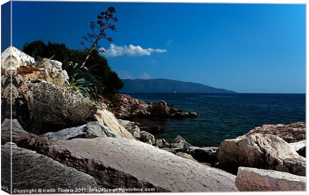 Agia Efimia, Kefalonia, Greece. Canvases & Prints Canvas Print by Keith Towers Canvases & Prints