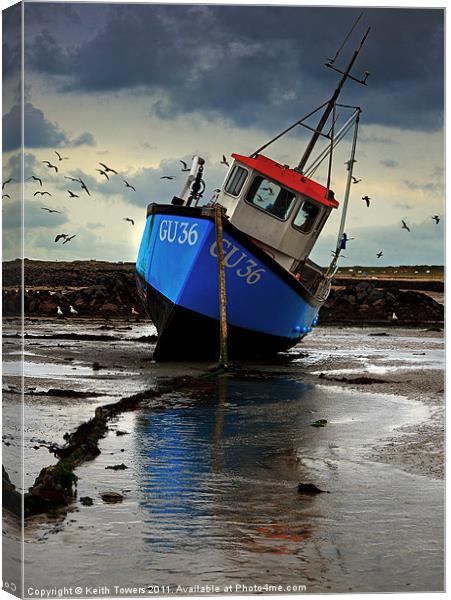 Fishing Boat 3 Canvases & Prints Canvas Print by Keith Towers Canvases & Prints