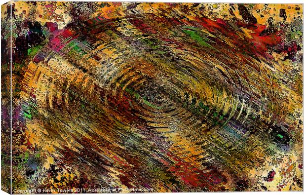 Autumn Ripple Canvas Print by Keith Towers Canvases & Prints