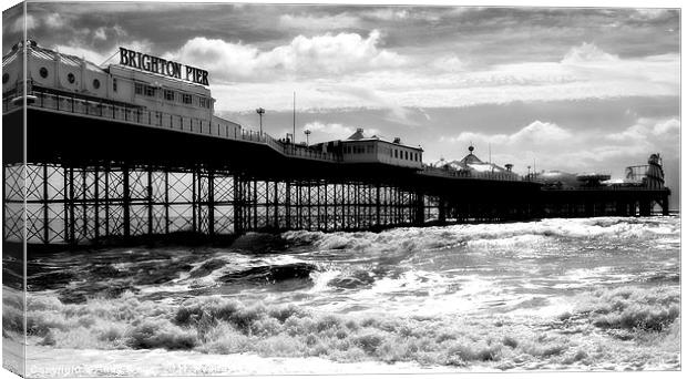 Brighton Pier Canvas Print by Andy Wager