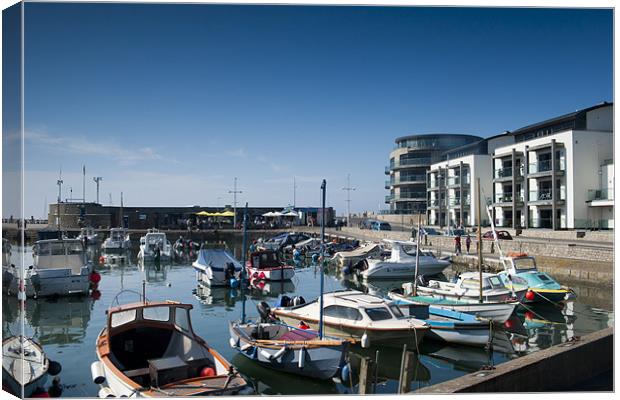 West Bay Harbour Canvas Print by Daniel Bristow