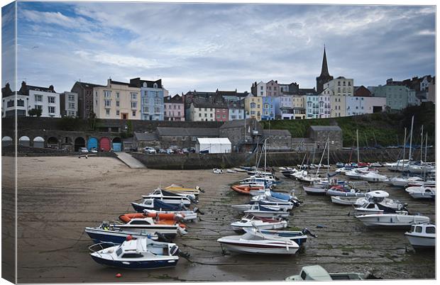 Tenby Canvas Print by Steve Purnell