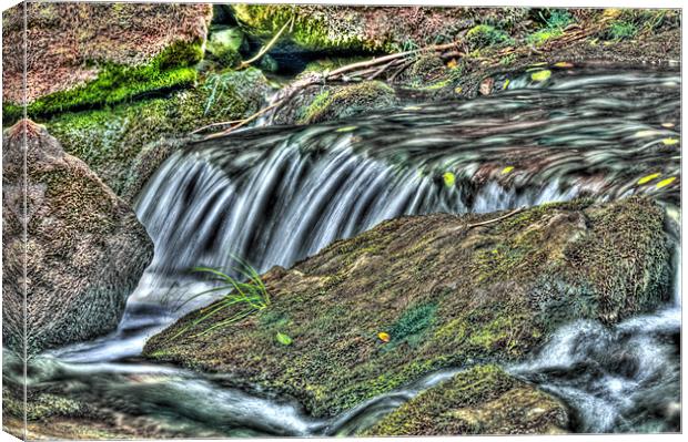 Waterfall Canvas Print by Steve Purnell
