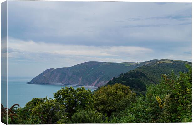 Lynmouth Bay Canvas Print by Steve Purnell