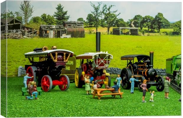 The Steam Fayre 4 Canvas Print by Steve Purnell