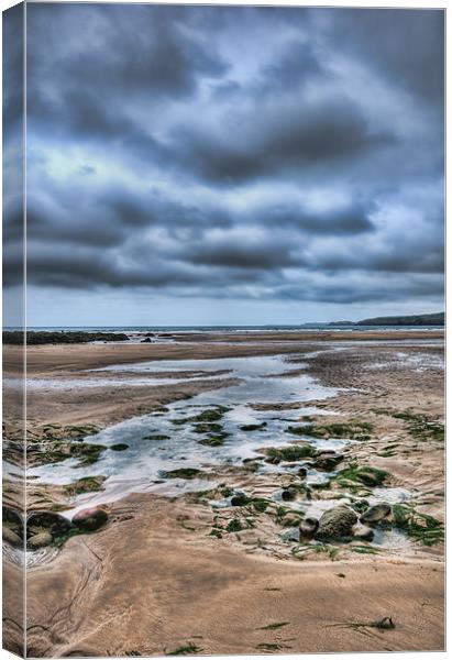 Freshwater West 3 Canvas Print by Steve Purnell