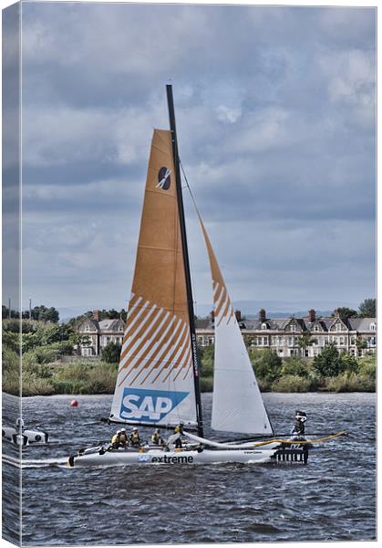 Extreme 40 Team SAP Extreme Canvas Print by Steve Purnell