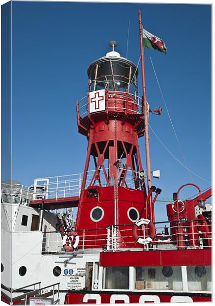 The Lightship Canvas Print by Steve Purnell