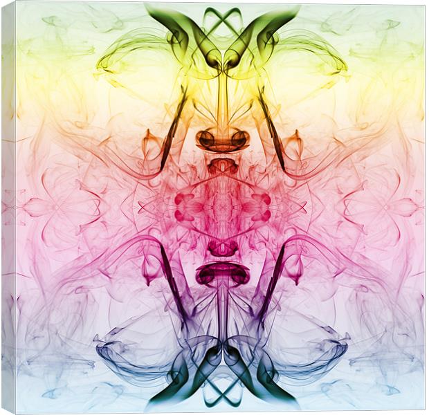 Smoke Art 4 Canvas Print by Steve Purnell