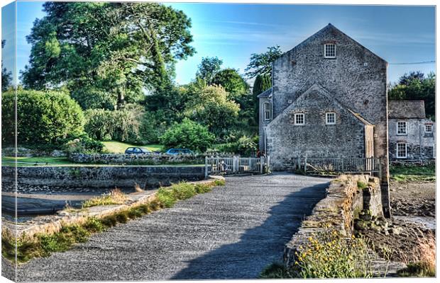 Carew Tidal Mill Pembrokeshire 1 Canvas Print by Steve Purnell