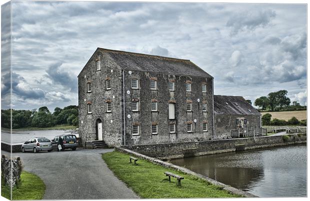 Carew Tidal Mill Pembrokeshire 2 Canvas Print by Steve Purnell