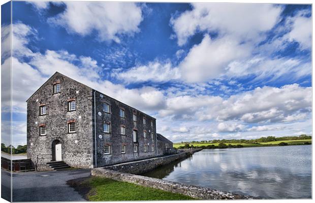 Carew Tidal Mill Pembrokeshire 3 Canvas Print by Steve Purnell
