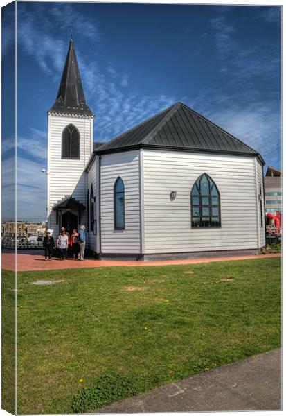 The Norwegian Church Canvas Print by Steve Purnell