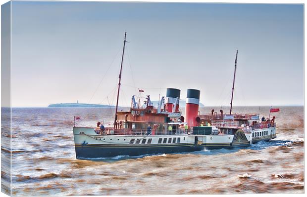 PS Waverley Canvas Print by Steve Purnell