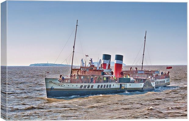 PS Waverley 2 Canvas Print by Steve Purnell