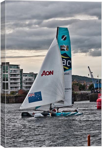 Extreme 40 Team GAC Pindar Canvas Print by Steve Purnell