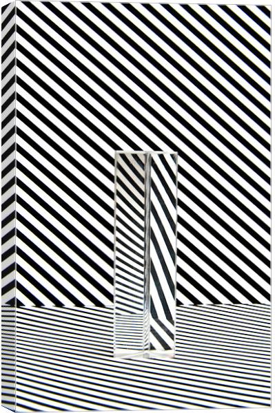 Prism Stripes 1 Canvas Print by Steve Purnell