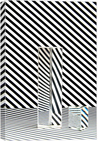 Prism Stripes 4 Canvas Print by Steve Purnell