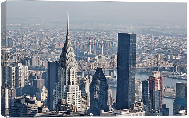 Chrysler Building New York Canvas Print by Steve Purnell