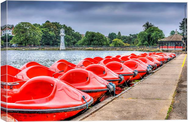 Roath Park 1 Canvas Print by Steve Purnell