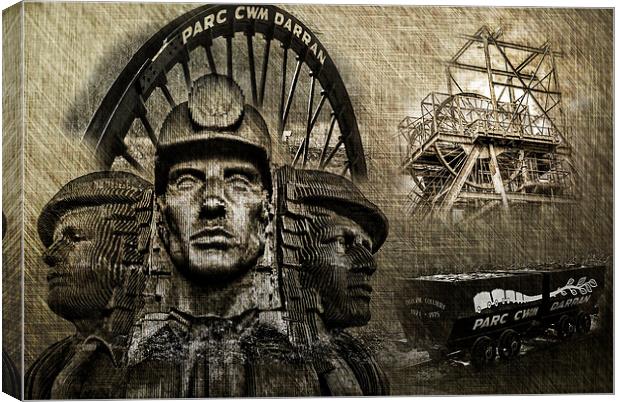 Welsh Mining Heritage Canvas Print by Steve Purnell