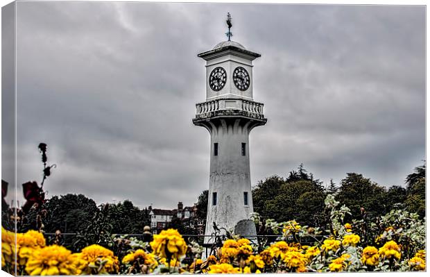 Scott Memorial Lighthouse Roath Park Cardiff 5 Canvas Print by Steve Purnell