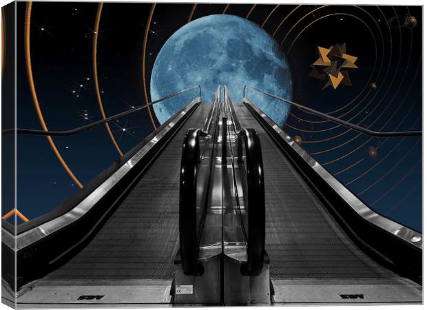 Stairway To The Heavens Canvas Print by Steve Purnell