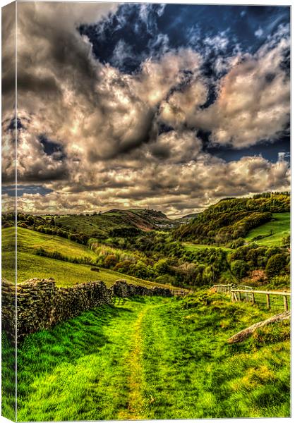 Valley View Canvas Print by Steve Purnell