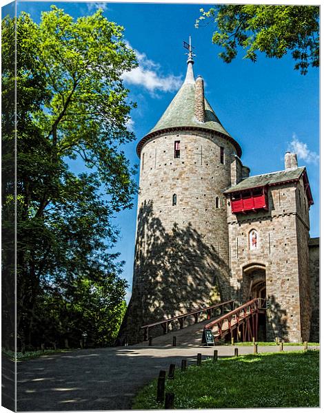 Castell Coch Canvas Print by Steve Purnell