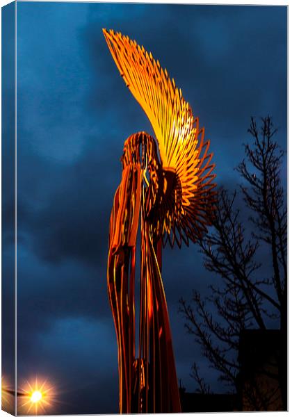 Angel Of The Morning Canvas Print by Steve Purnell