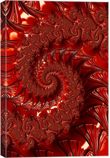 Blood Red Canvas Print by Steve Purnell