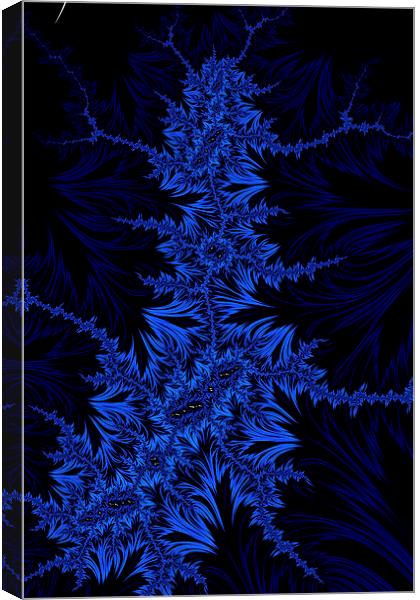 Blue Creeper Canvas Print by Steve Purnell