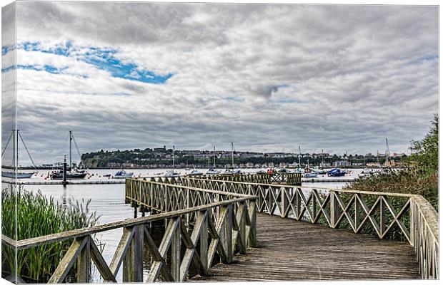 The Boardwalk Canvas Print by Steve Purnell