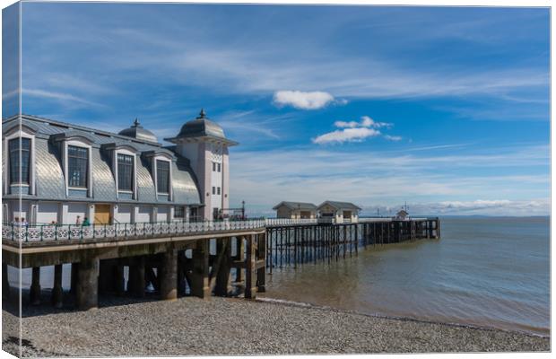 Penarth Pier Glorious Day Canvas Print by Steve Purnell