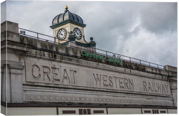 Cardiff Central Station Canvas Print by Steve Purnell