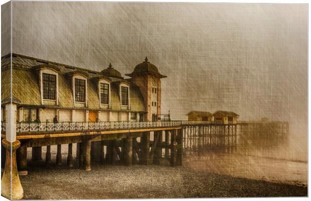 Penarth Pier Canvas Print by Steve Purnell