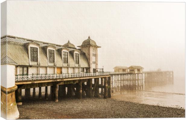 Disa pier ing Canvas Print by Steve Purnell